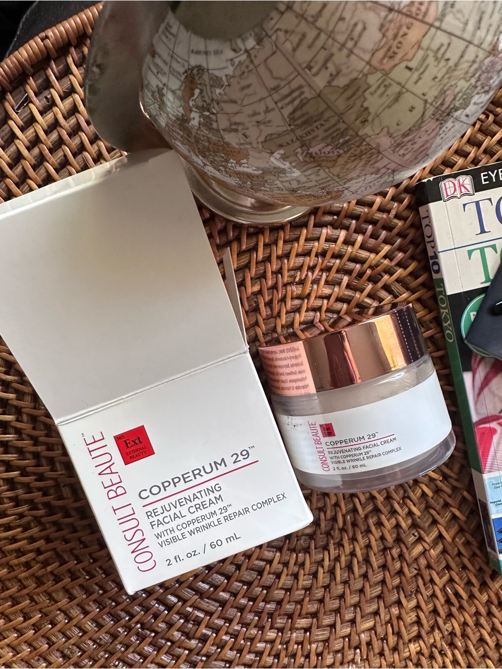 Consult Beaute Copperum 29 Rejuvenating Facial Cream Wrinkle Repair New in Box
